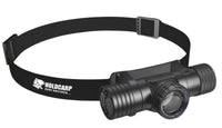 Linterna frontal con zoom - Recargable - Con estuche