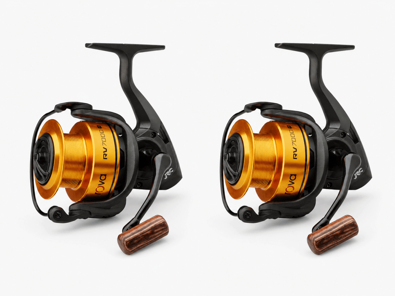 2x RV 7000 - Big Pit - Mega Oferta - Carrete Dorado LTD