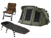 Pack de Carpa – Silla, Camastro y Bivvy para 2 Personas
