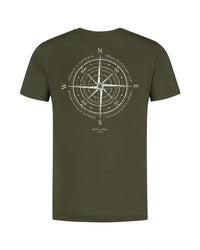 Camiseta Compass - Verde Oliva Oscuro