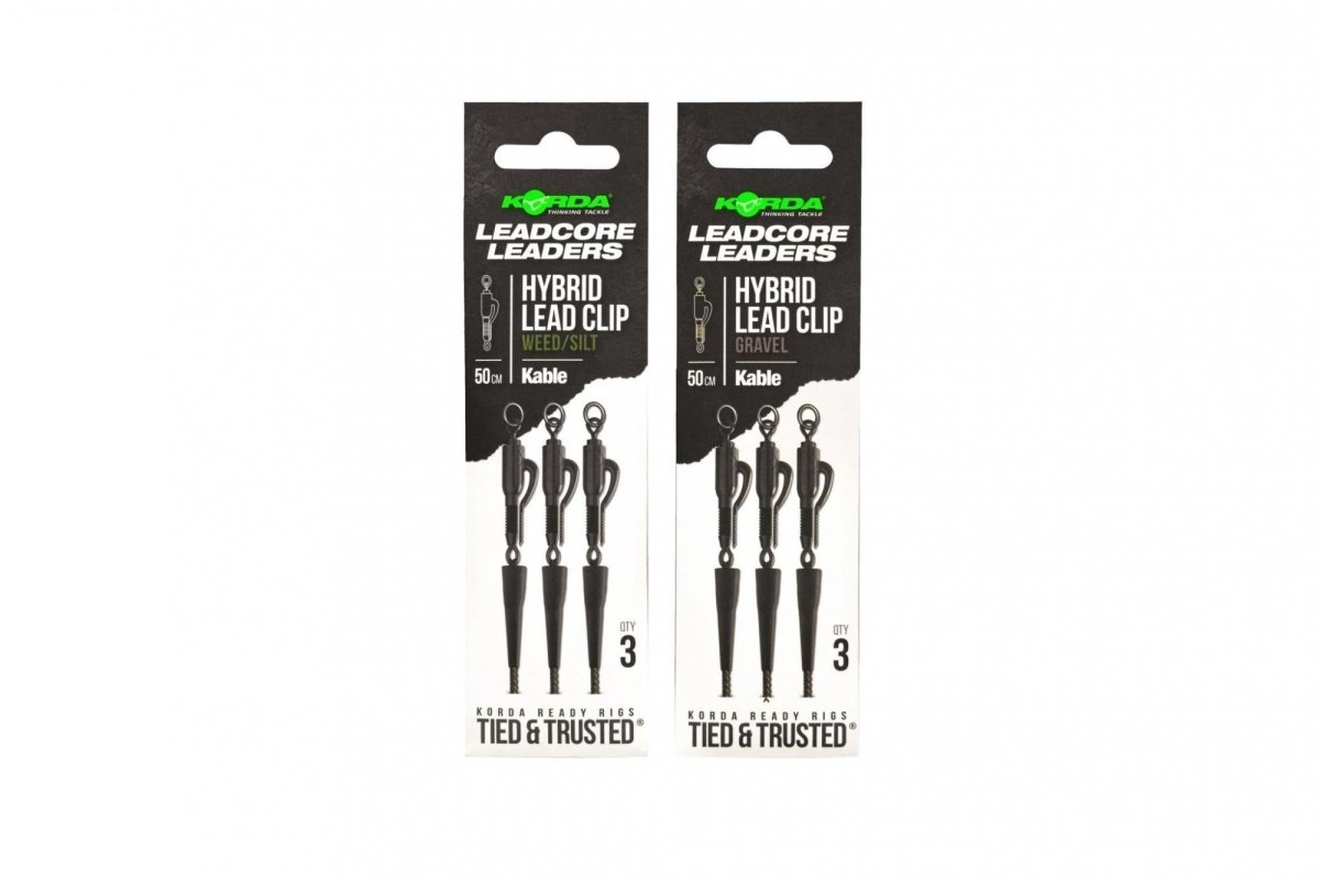 Kable Leadcore Leader - 50cm - Hybrid Lead Clip