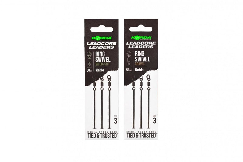 Kable Leadcore Leader - 50cm - Anilla Giratoria