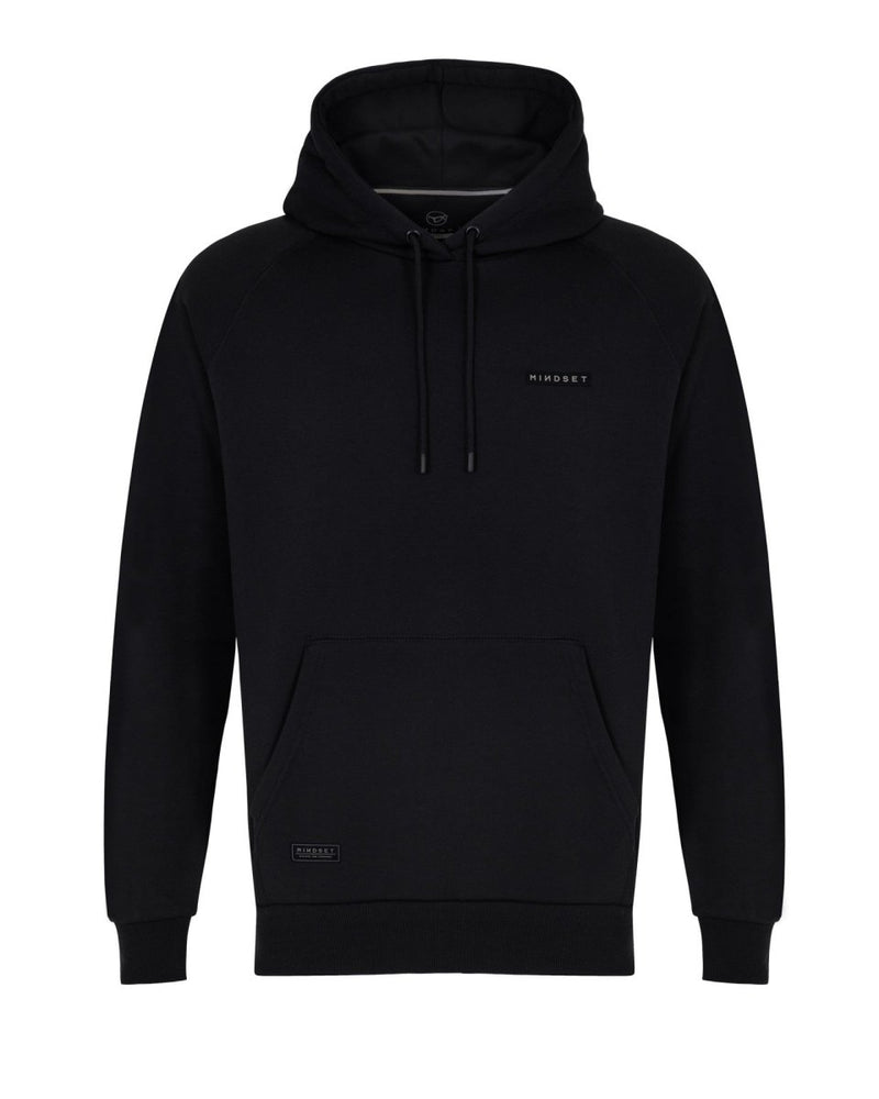 Mindset - Sudadera con capucha tipo parche - Negra