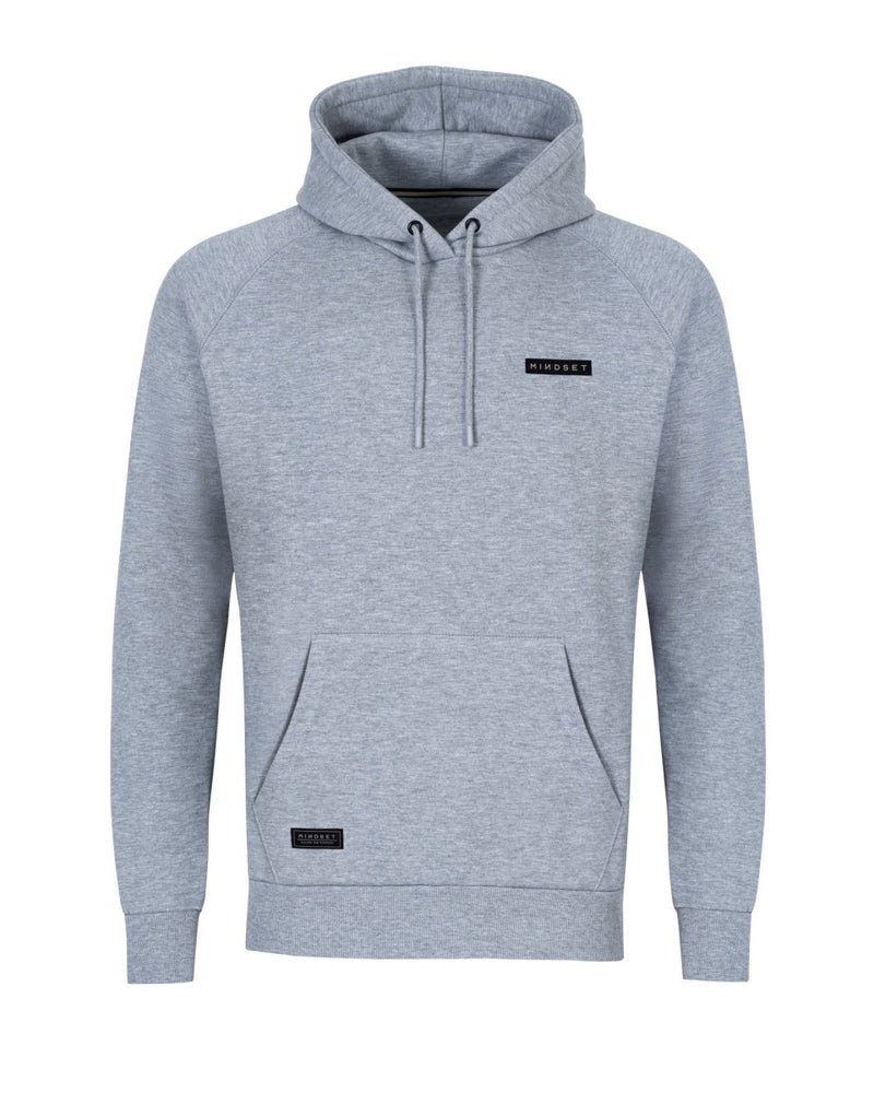 Mindset - Sudadera con capucha Patch - Gris jaspeado