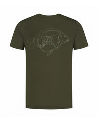 Korda One Liner Tee - Olive - KarperCentrale
