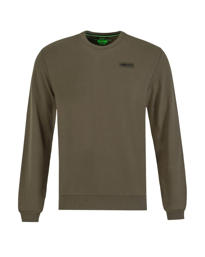 Sudadera con parche - Verde Oliva Oscuro