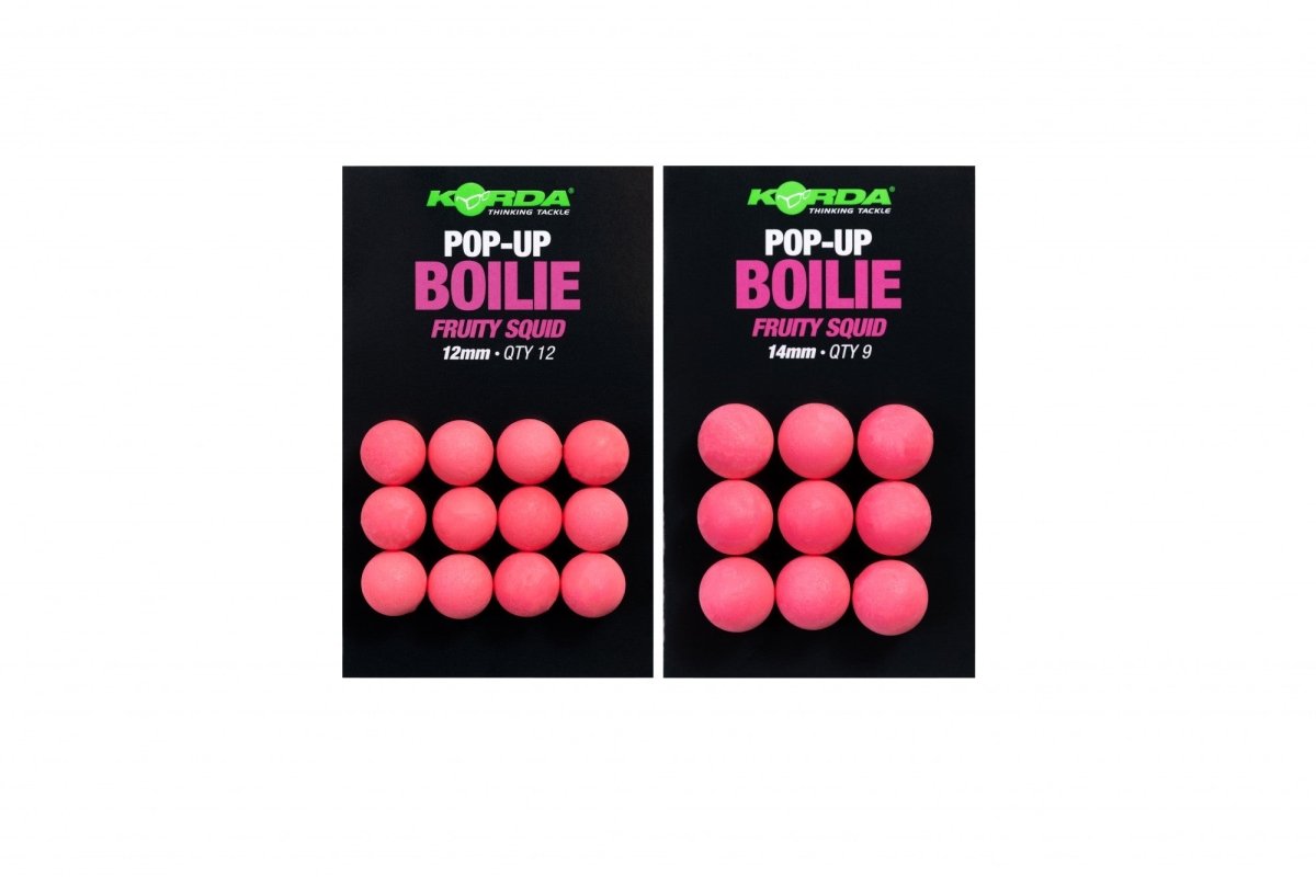 Korda Pop Up Boilie - Fruity Squid - Pink - KarperCentrale