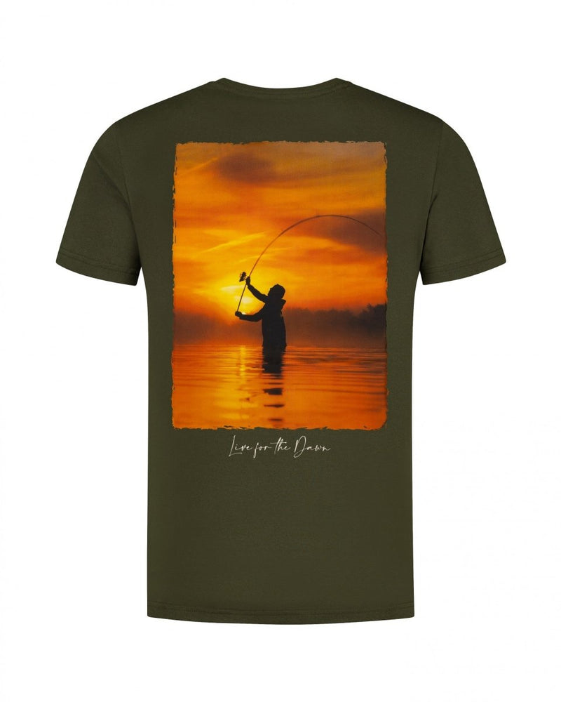 Camiseta Sunrise - Verde Oliva Oscuro
