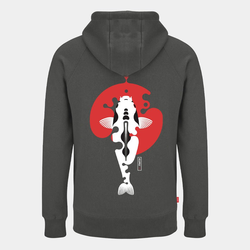 Sudadera con capucha - Rising Sun - Gris