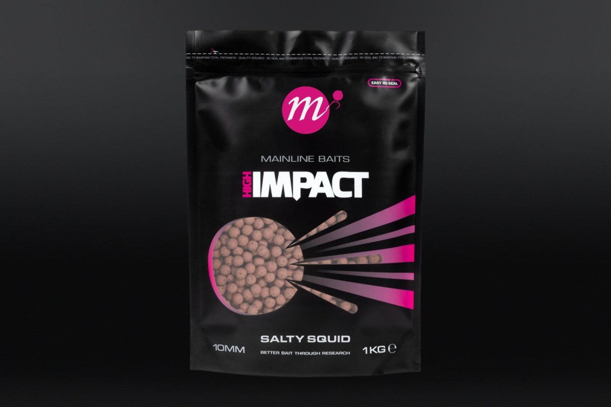 Mainline Hi Impact - Boilies - Salty Squid - 1KG - KarperCentrale