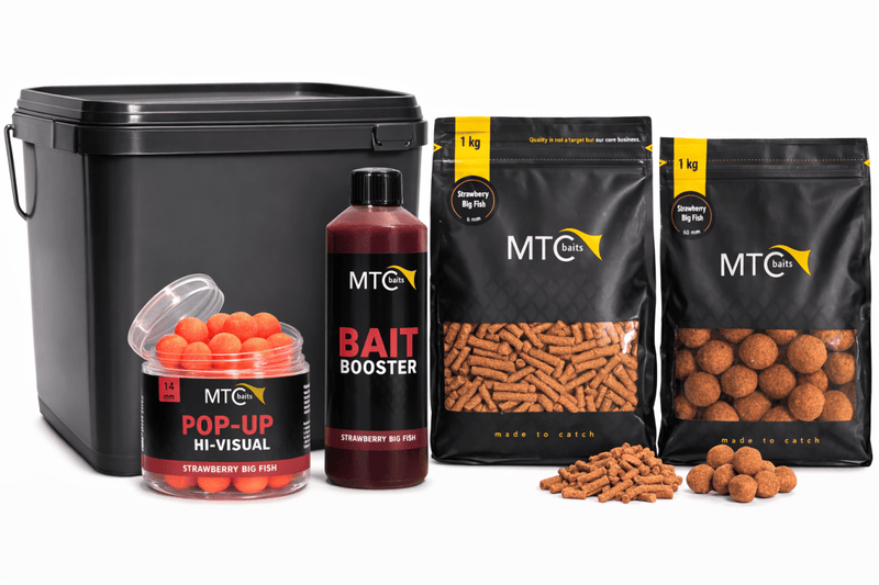 Strawberry Big Fish - Pack de sesión de boilies