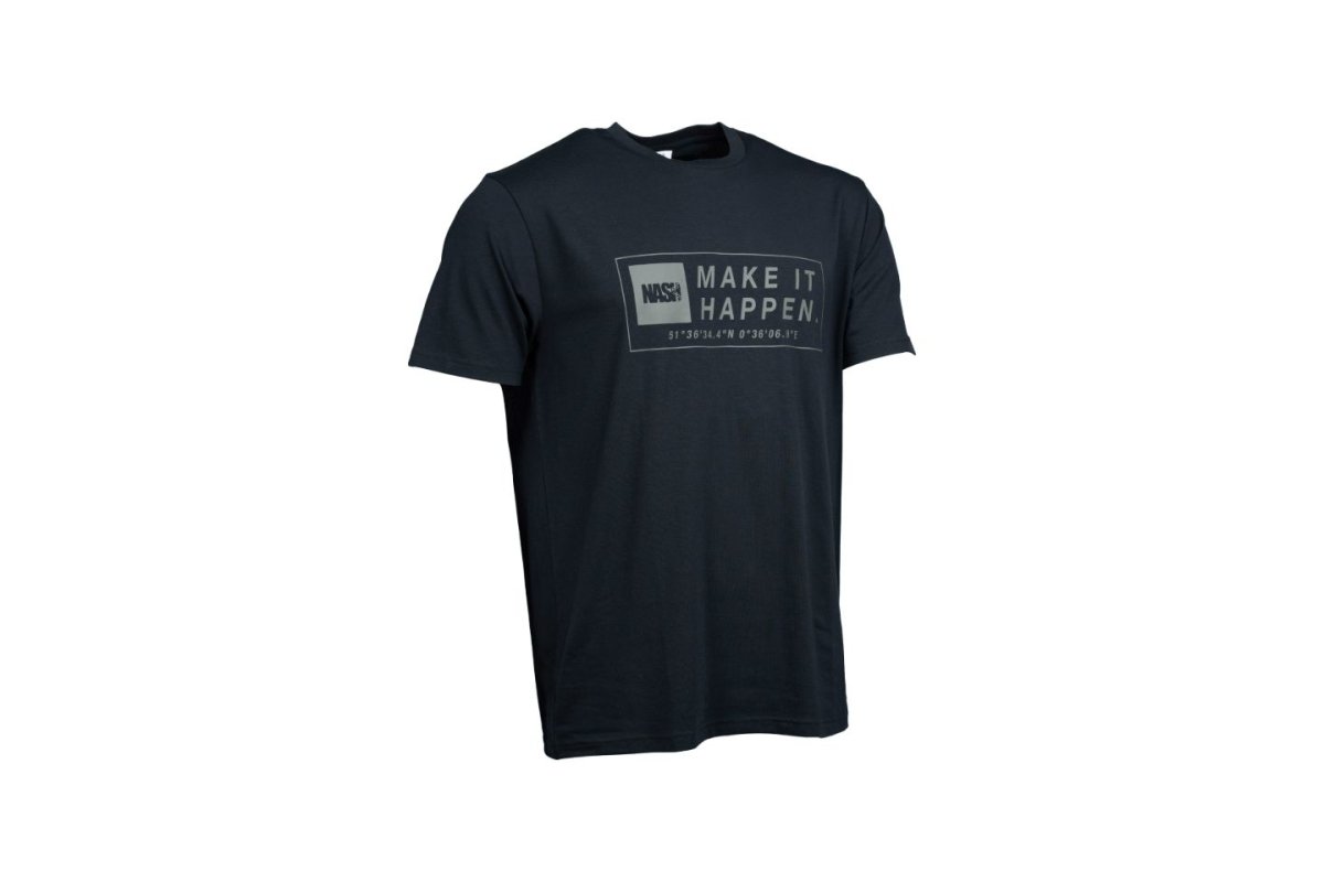 Nash Tackle Make It Happen - Coordinates T Shirt - Zwart - KarperCentrale