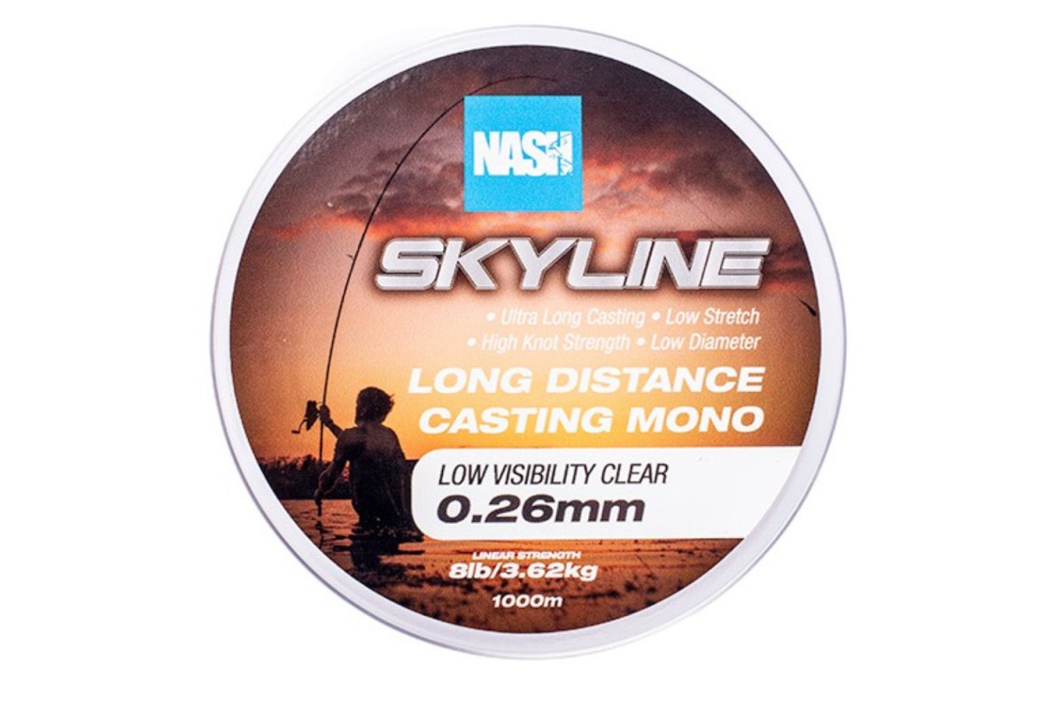 Nash Tackle Skyline - Transparant - 1000m - KarperCentrale