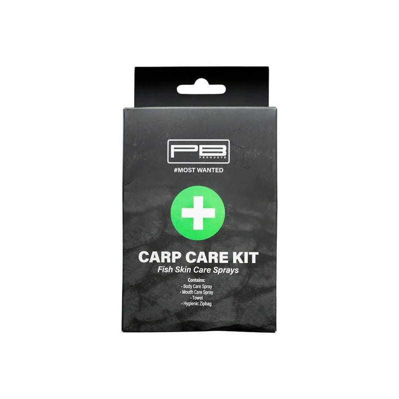 Kit de Cuidado para Carpas - 2x Sprays de 30ml con Toalla - en Bolsa con Cremallera