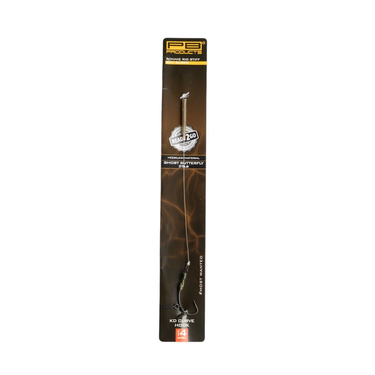 PB Products Ronnie Rig - Stiff - Bait Screw - KarperCentrale