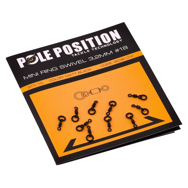 Mini giratorios con anilla - 3,2 mm - Talla 18