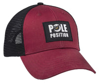 Pole Position Trucker Cap - Burgundy - KarperCentrale