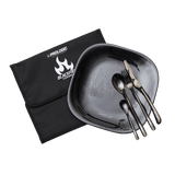BlackFire - Juego de Cena - Con Diseño de Carpa