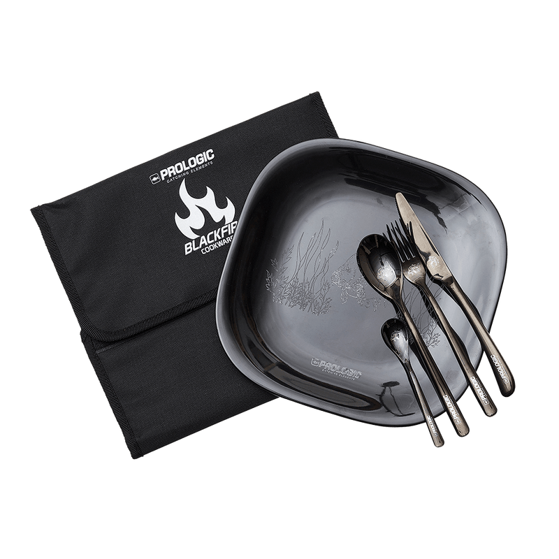 BlackFire - Juego de Cena - Con Diseño de Carpa