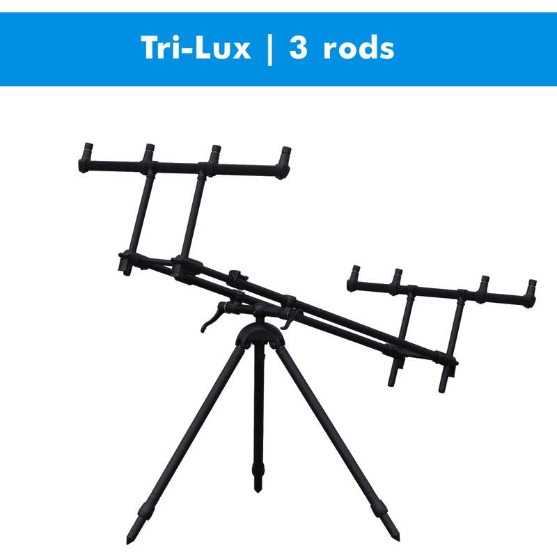 Tri-Lux - Soporte para 3 cañas