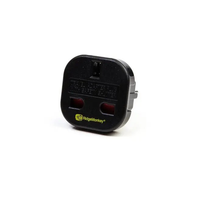 Adaptador Ridgemonkey Vault UK 3 pines a EU 2 pines
