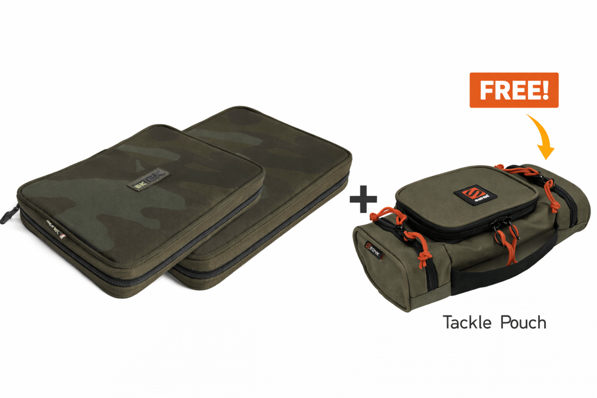 Sonik Sports Tackle Storage Deal - Rig Wallet + Tackle Pouch - KarperCentrale