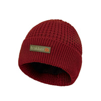 Gorro de textura ciruela