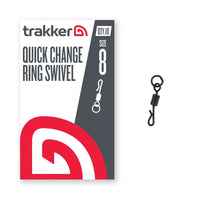 Trakker QC Ring Swivel - Size 8 - KarperCentrale